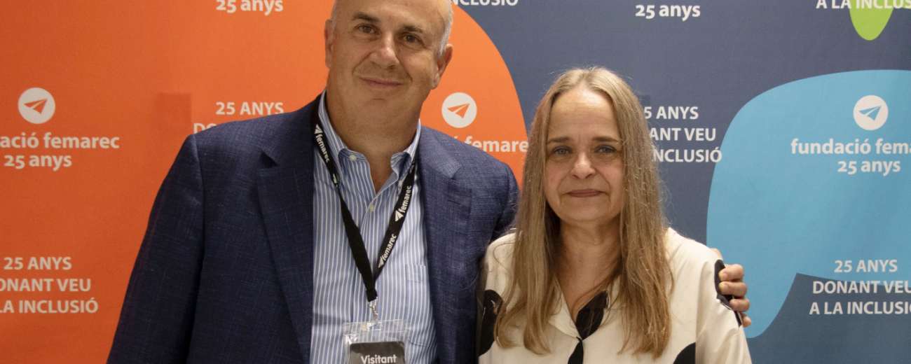 Fermín Cortés, Director General de DABA y Amelia Clara, Presidenta de Femarec