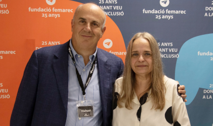 Fermín Cortés, Director General de DABA y Amelia Clara, Presidenta de Femarec